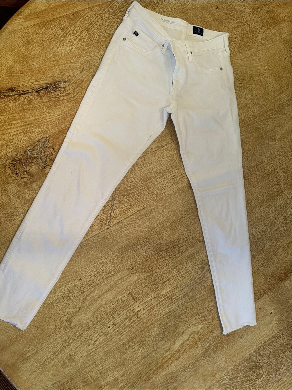 Ag Adriano Goldschmied White Skinny Jeggings